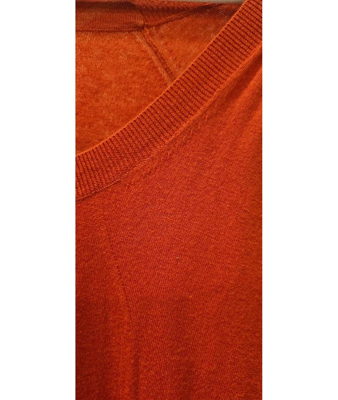 BURBERRY Красный кашемировый джемпер / свитер, фото 4