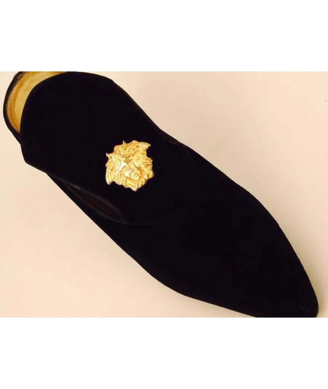 VERSACE Черные мюли, фото 3