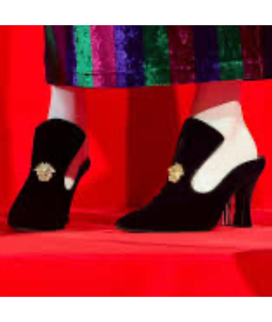 VERSACE Черные мюли, фото 4