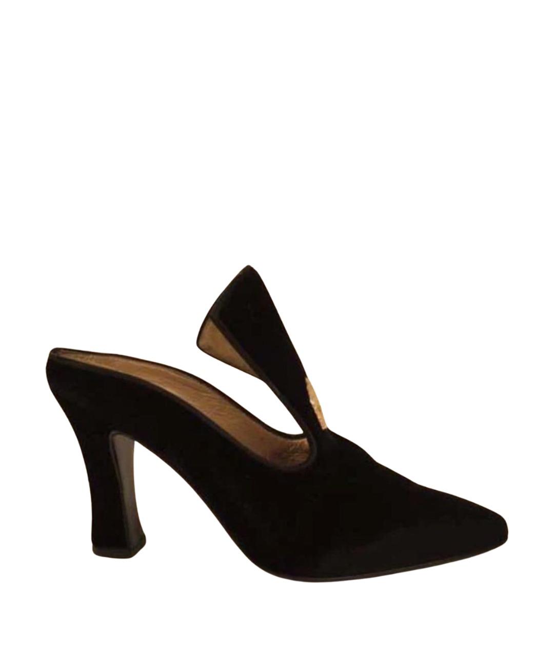 VERSACE Черные мюли, фото 1