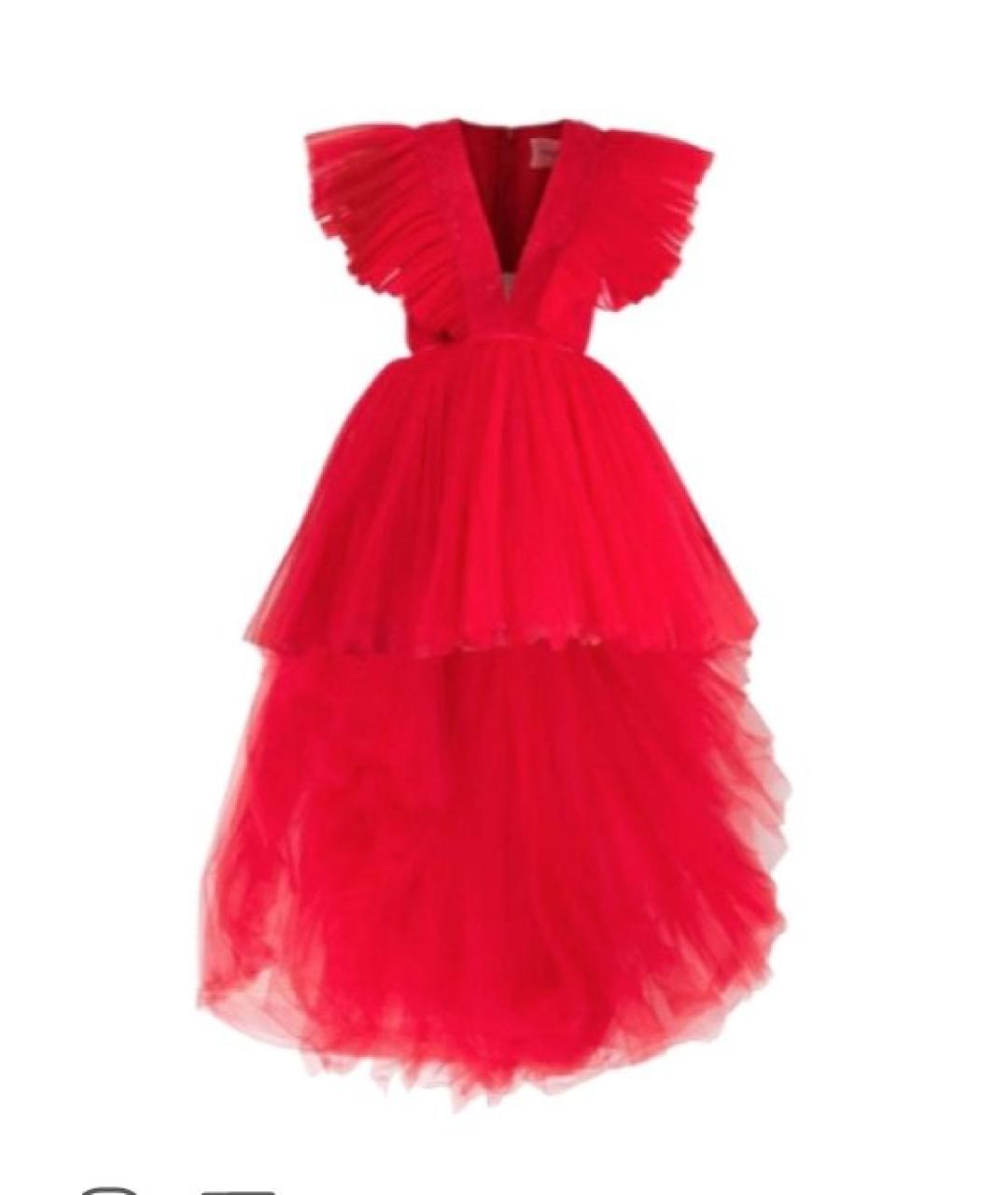 GIAMBATTISTA VALLI Красное вечернее платье, фото 6