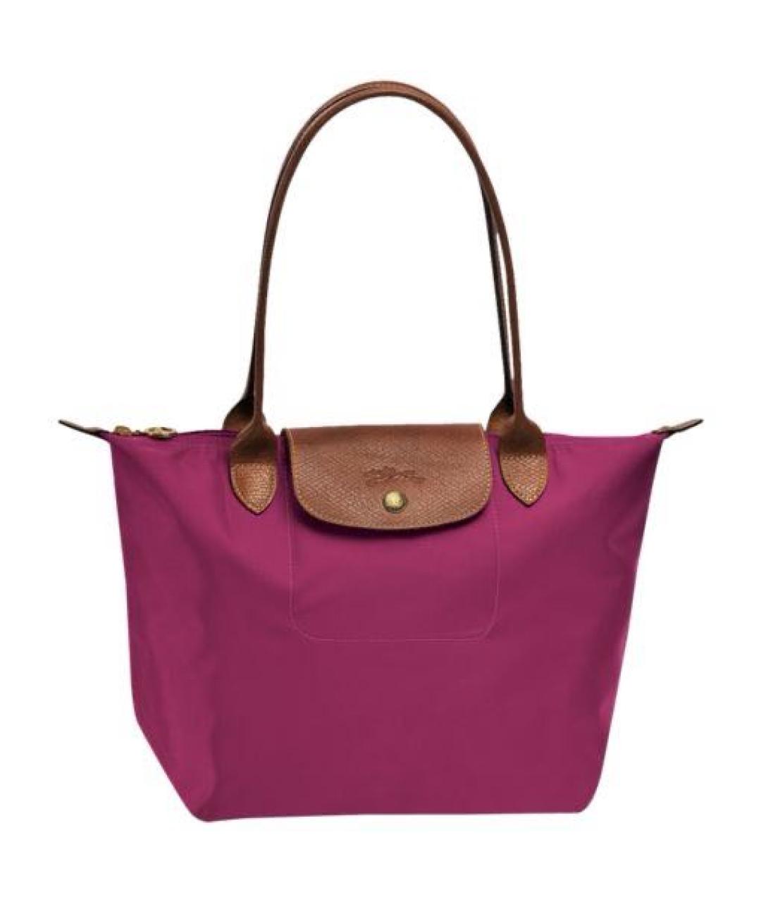 LONGCHAMP Фуксия тканевая сумка тоут, фото 1