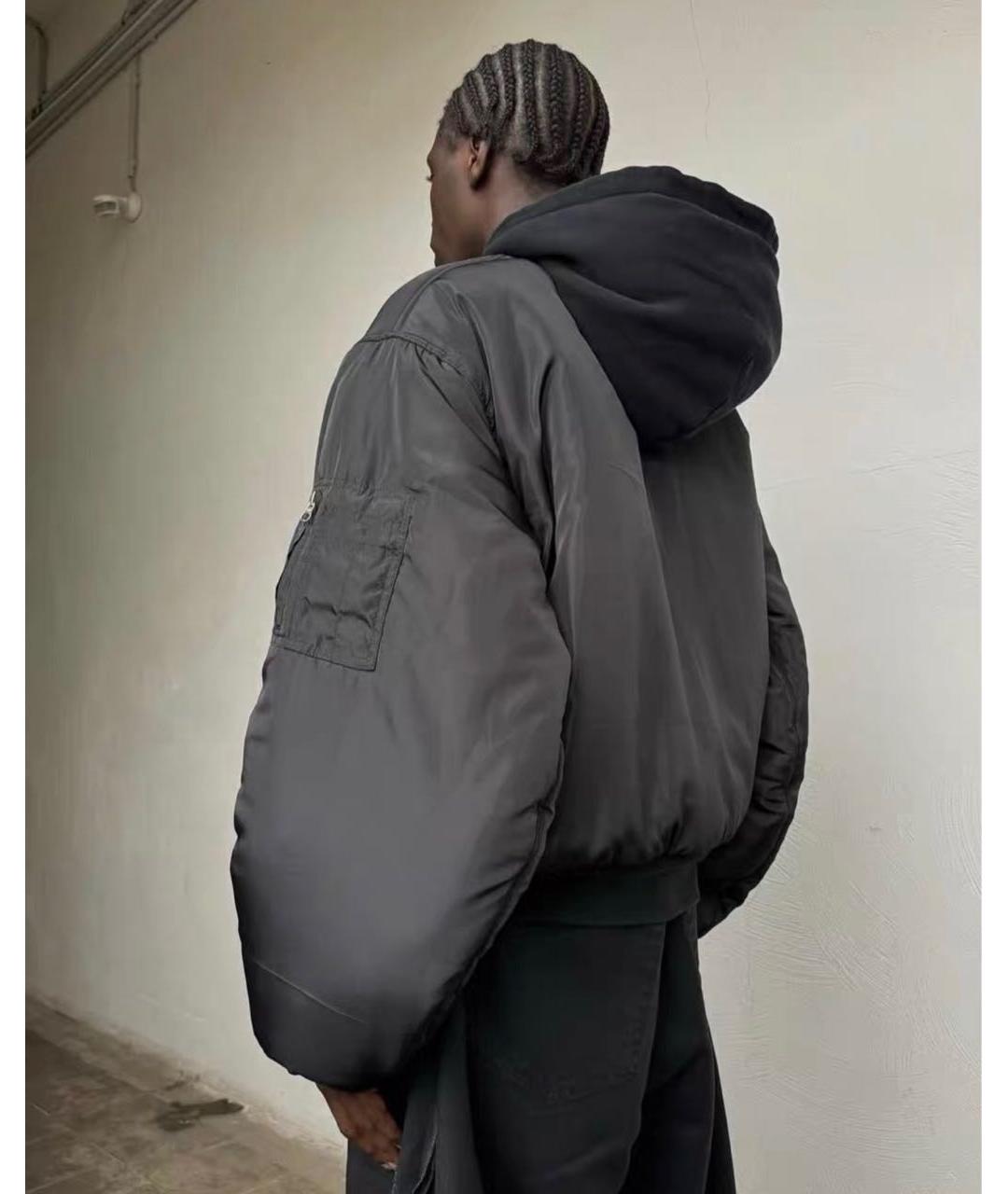 NO/FAITH STUDIOS Черная хлопковая куртка, фото 6
