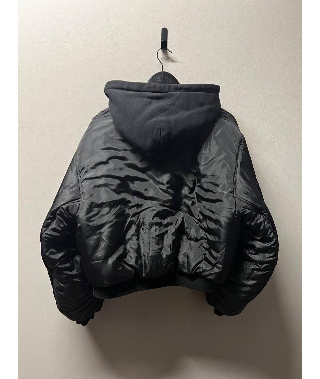 NO/FAITH STUDIOS Черная хлопковая куртка, фото 4