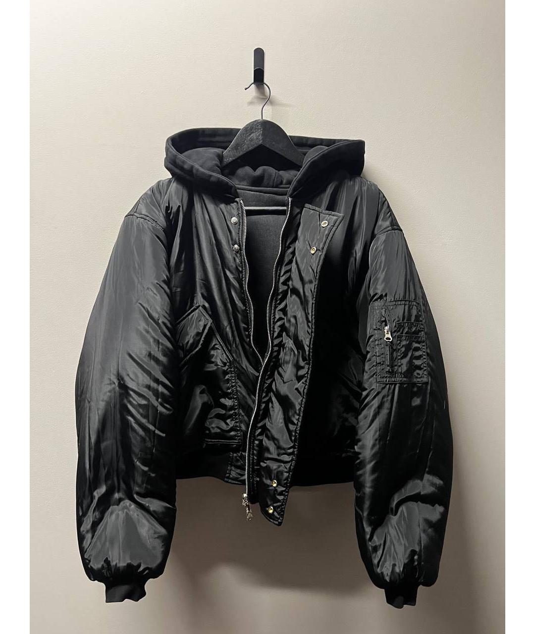 NO/FAITH STUDIOS Черная хлопковая куртка, фото 3