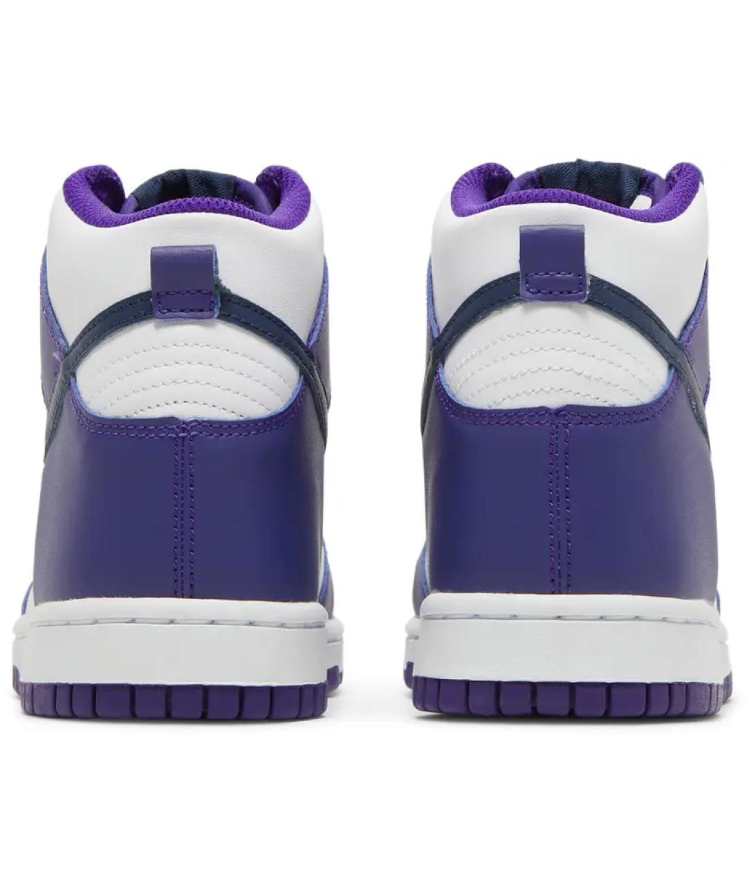 NIKE Фиолетовые кожаные кеды, фото 4