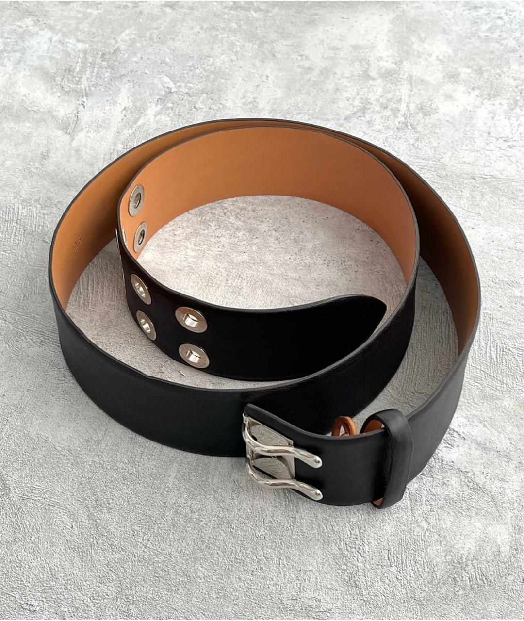 TOD'S Черный кожаный ремень, фото 6