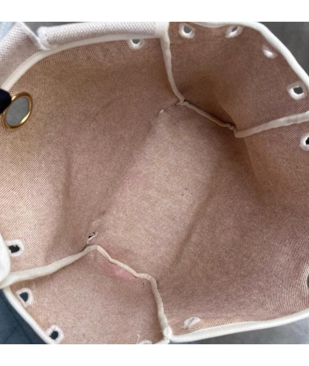 HERMES Бордовый тканевый рюкзак, фото 6