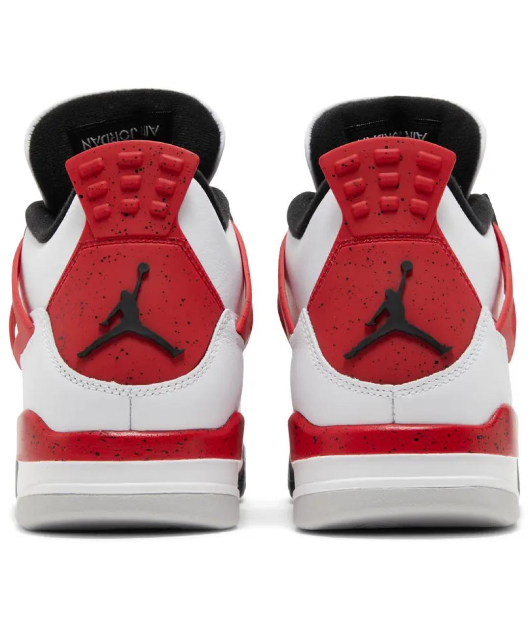 JORDAN Белые кожаные высокие кроссовки / кеды, фото 4