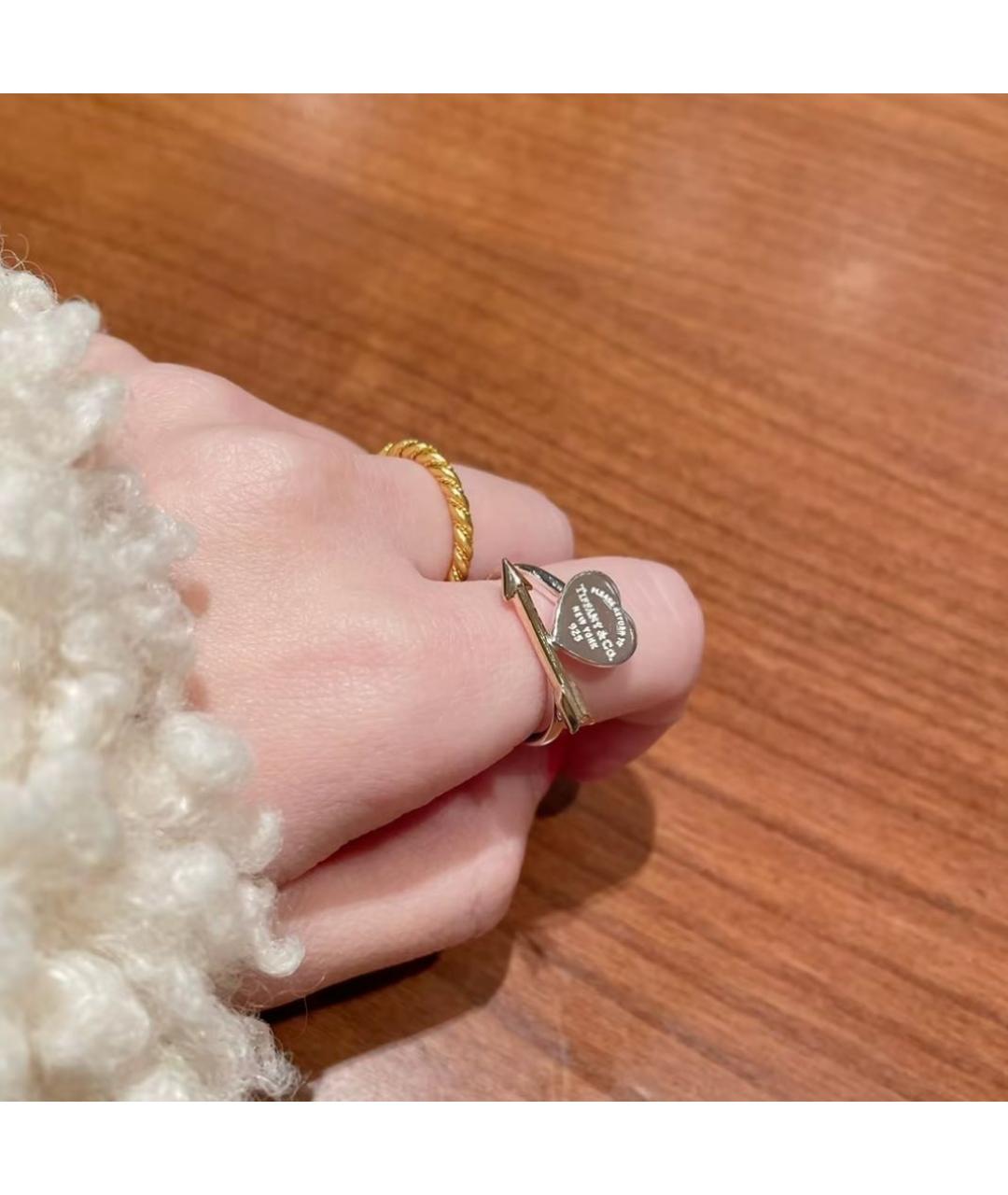 TIFFANY&CO Серебряное кольцо из белого золота, фото 6