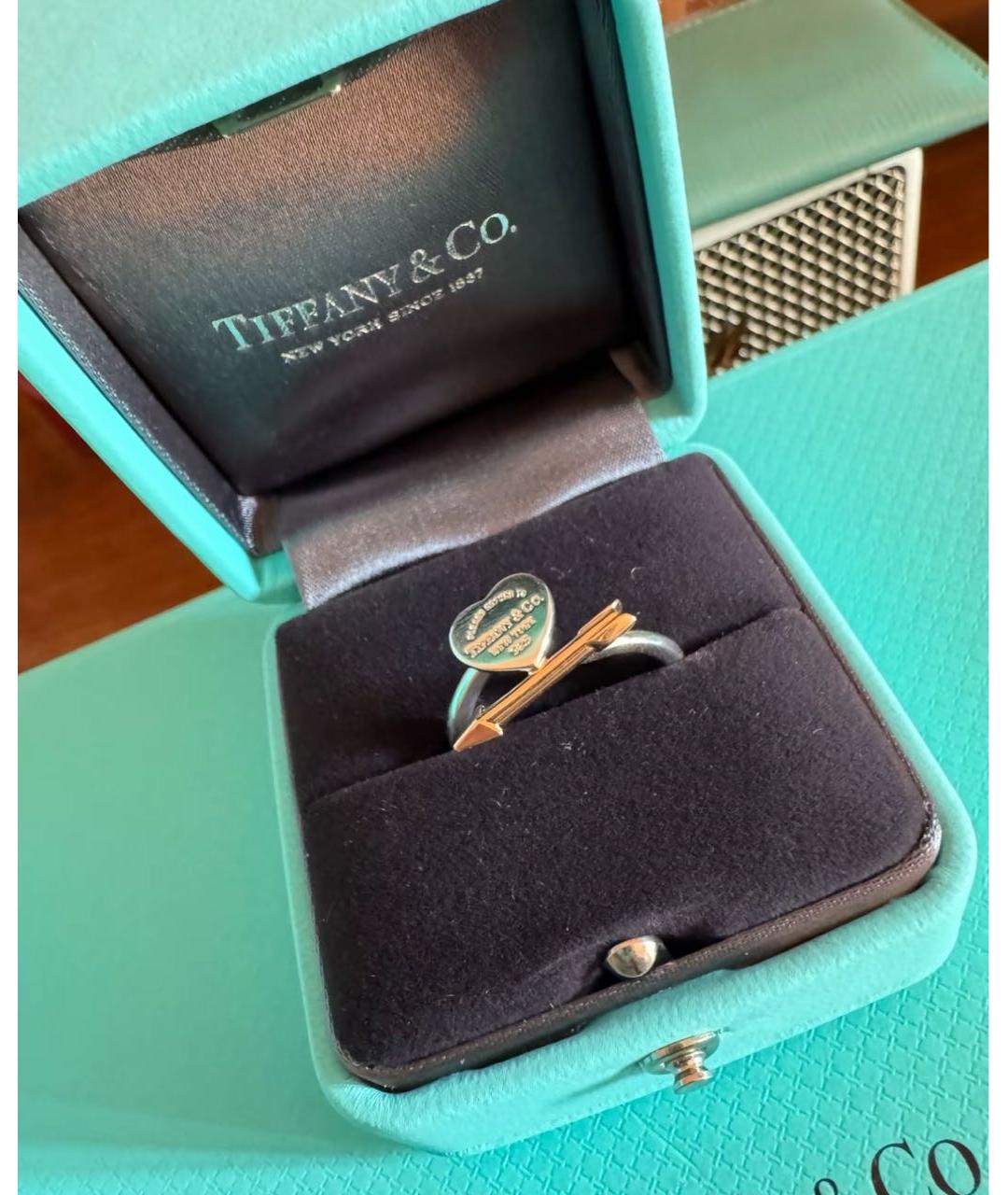 TIFFANY&CO Серебряное кольцо из белого золота, фото 4