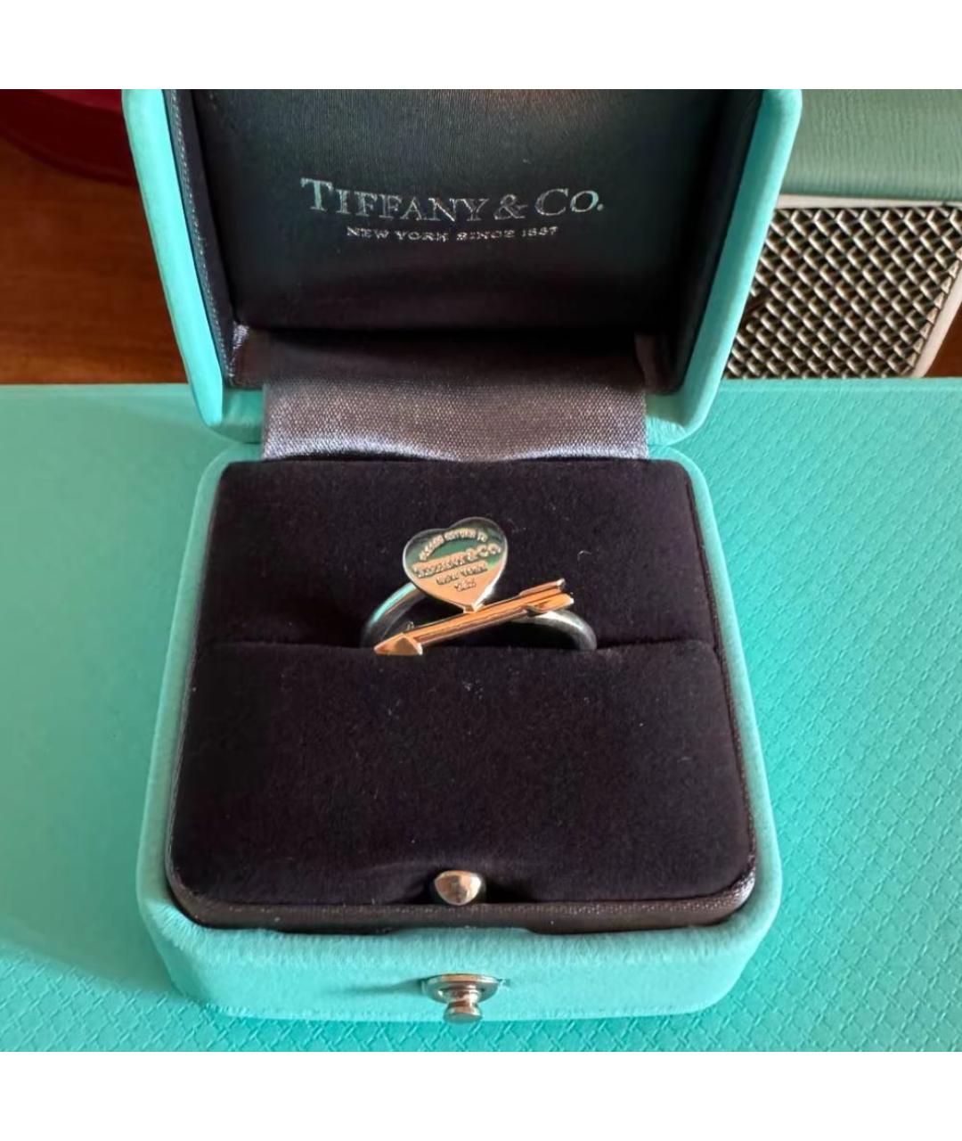 TIFFANY&CO Серебряное кольцо из белого золота, фото 5