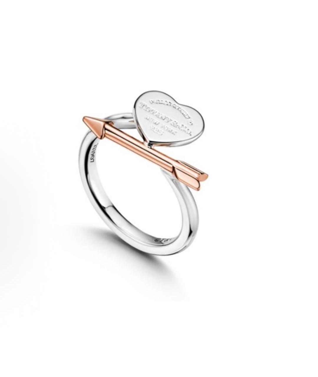 TIFFANY&CO Серебряное кольцо из белого золота, фото 2