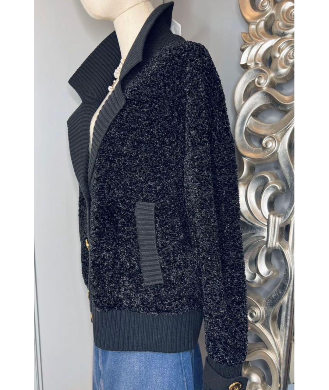 ELISABETTA FRANCHI Черный кардиган, фото 6