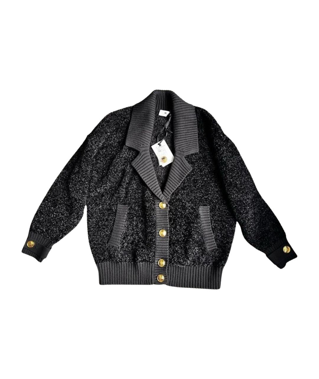 ELISABETTA FRANCHI Черный кардиган, фото 1