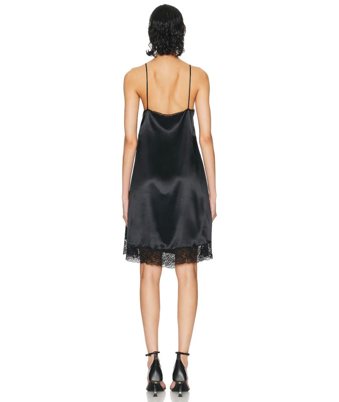 BALENCIAGA Черное вискозное коктейльное платье, фото 6