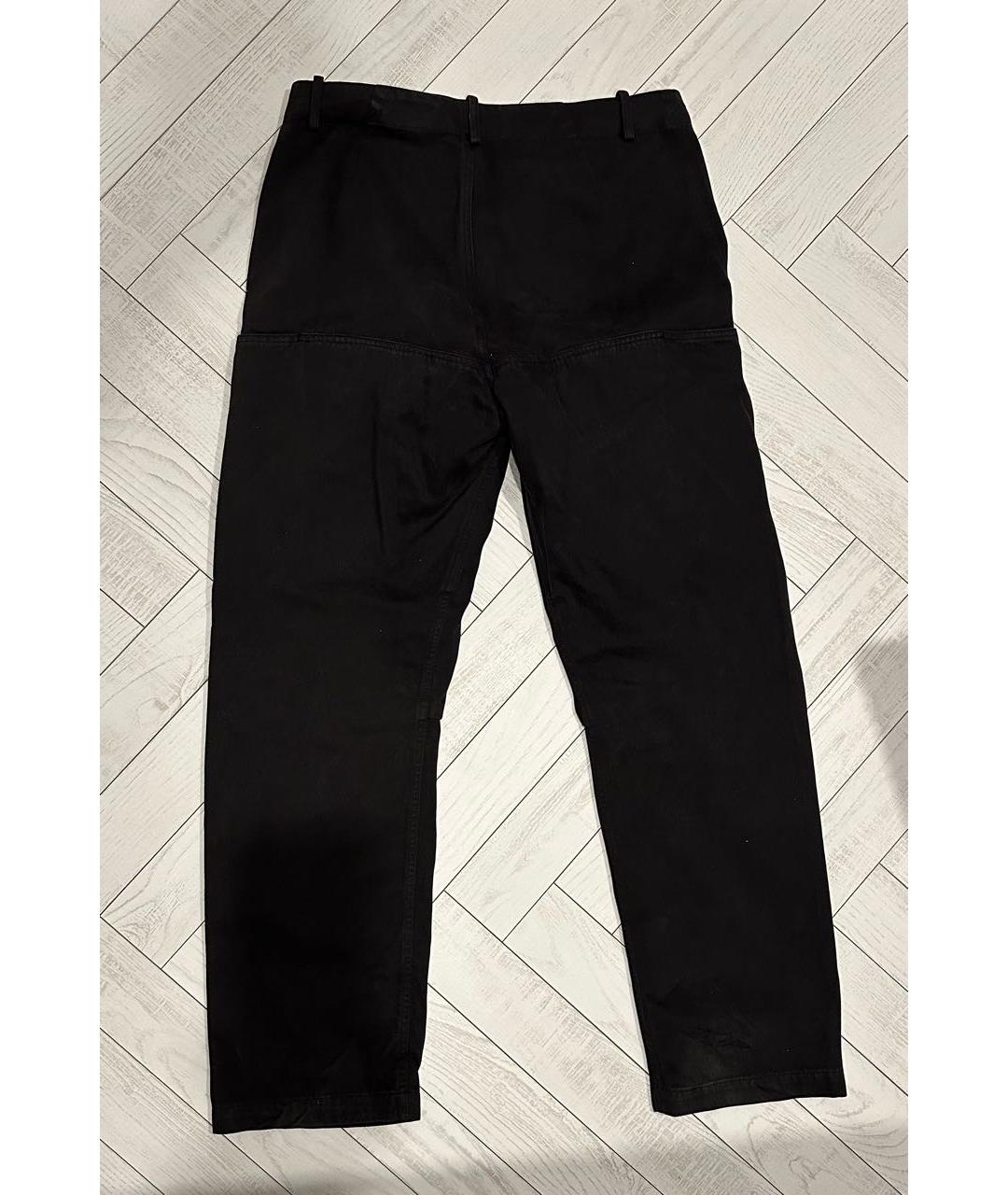 YEEZY Черные хлопковые повседневные брюки, фото 4