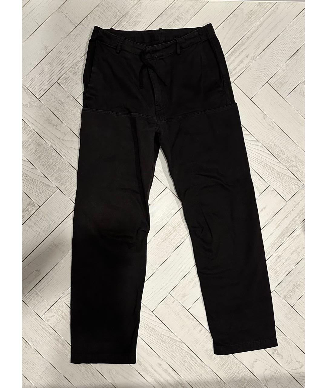 YEEZY Черные хлопковые повседневные брюки, фото 2