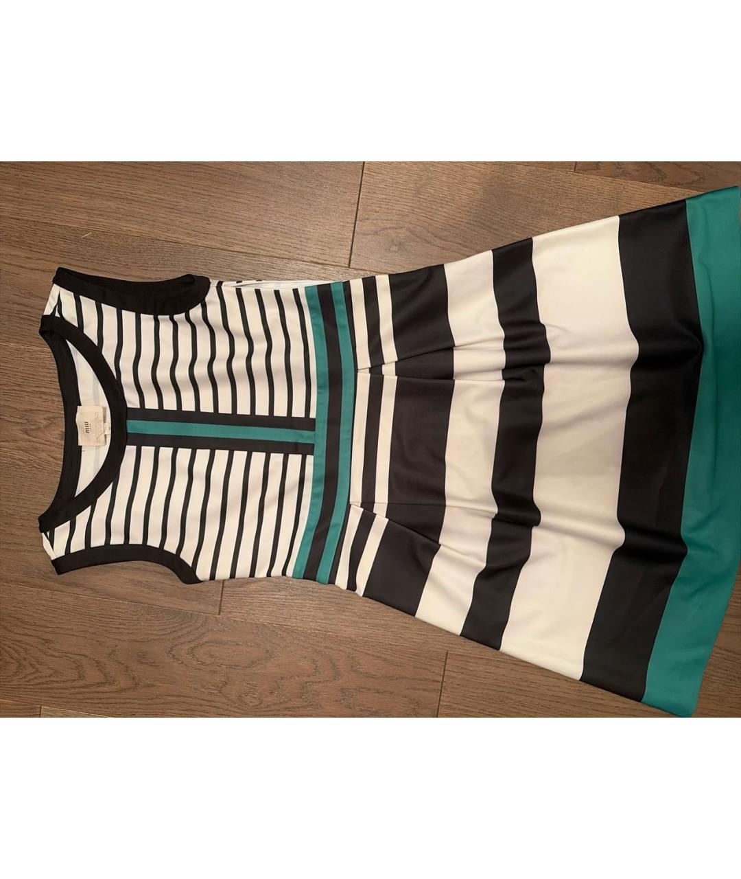 MIU MIU Мульти полиэстеровое повседневное платье, фото 4