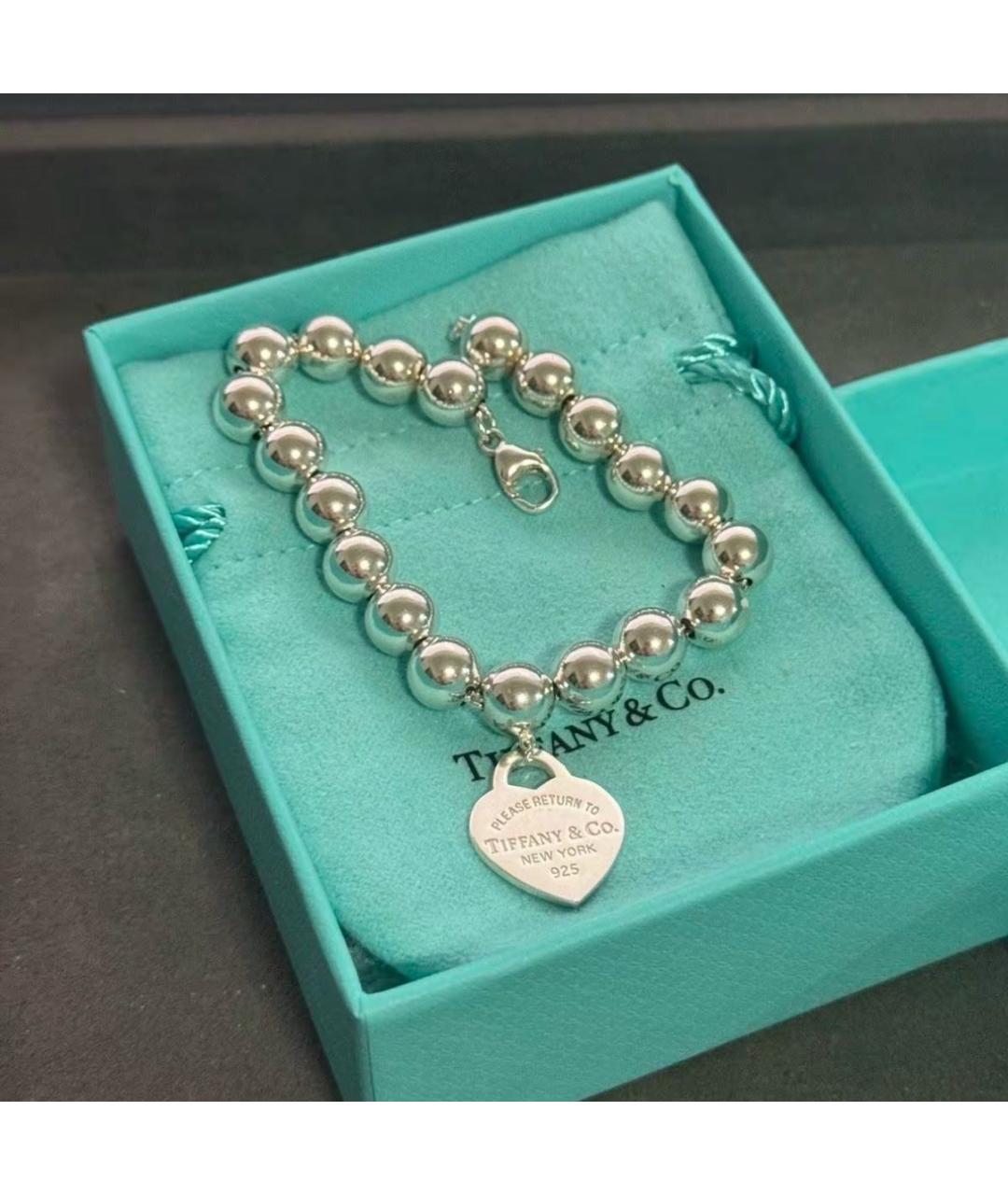 TIFFANY&CO Серебрянный серебряный браслет, фото 7
