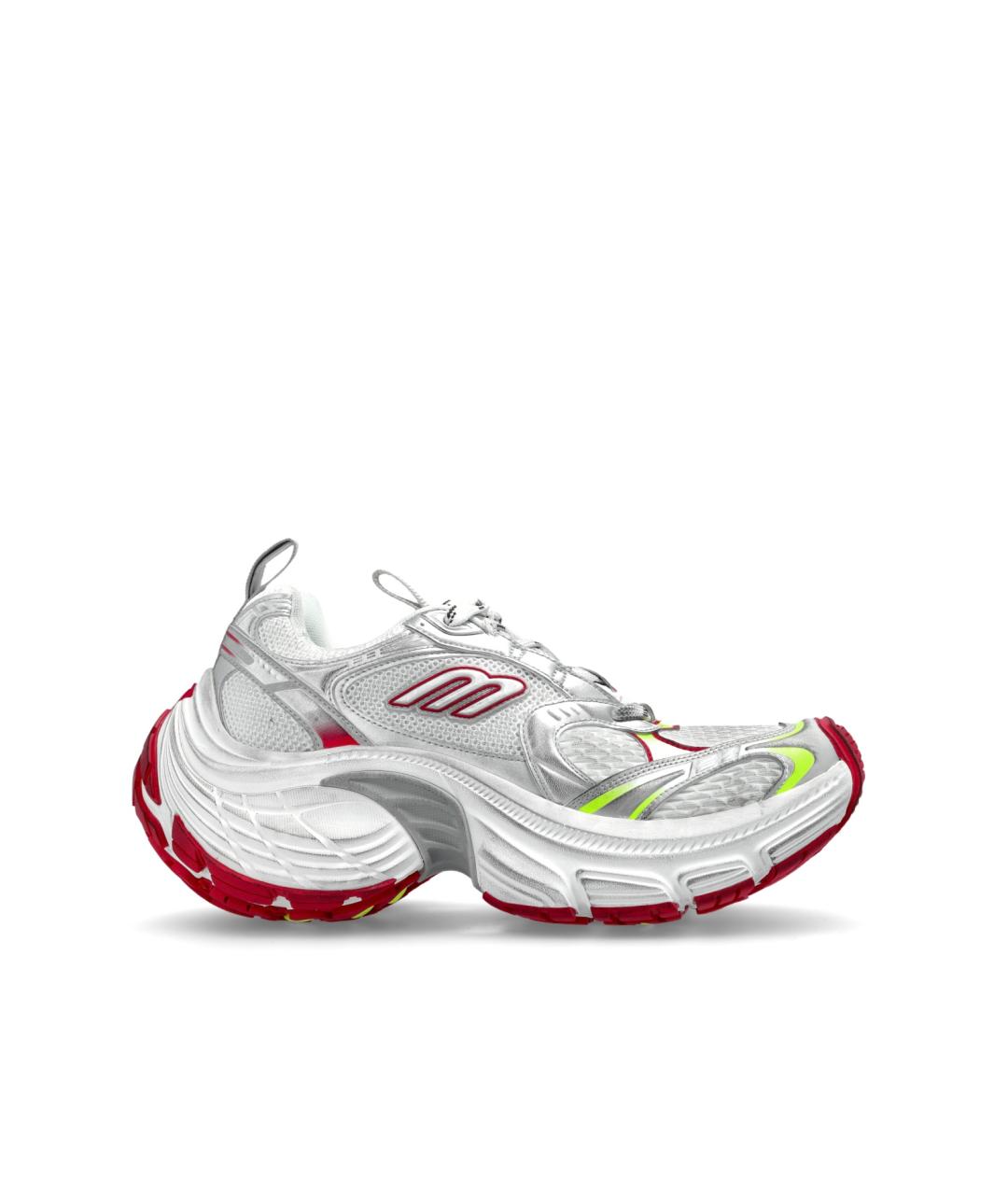 BALENCIAGA Белые текстильные кроссовки, фото 5