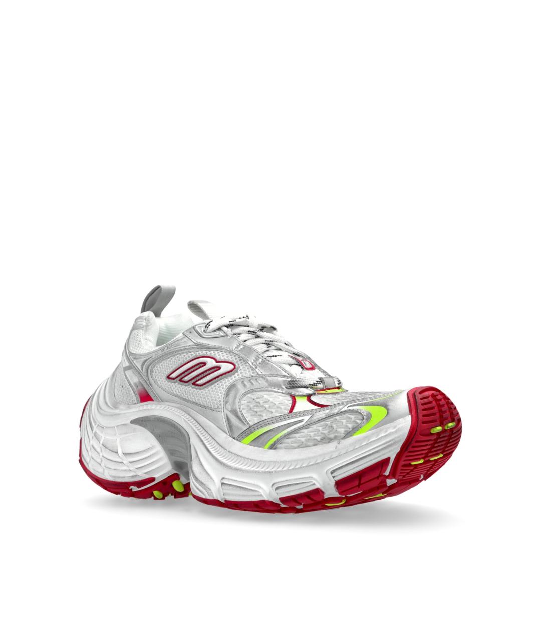 BALENCIAGA Белые текстильные кроссовки, фото 3