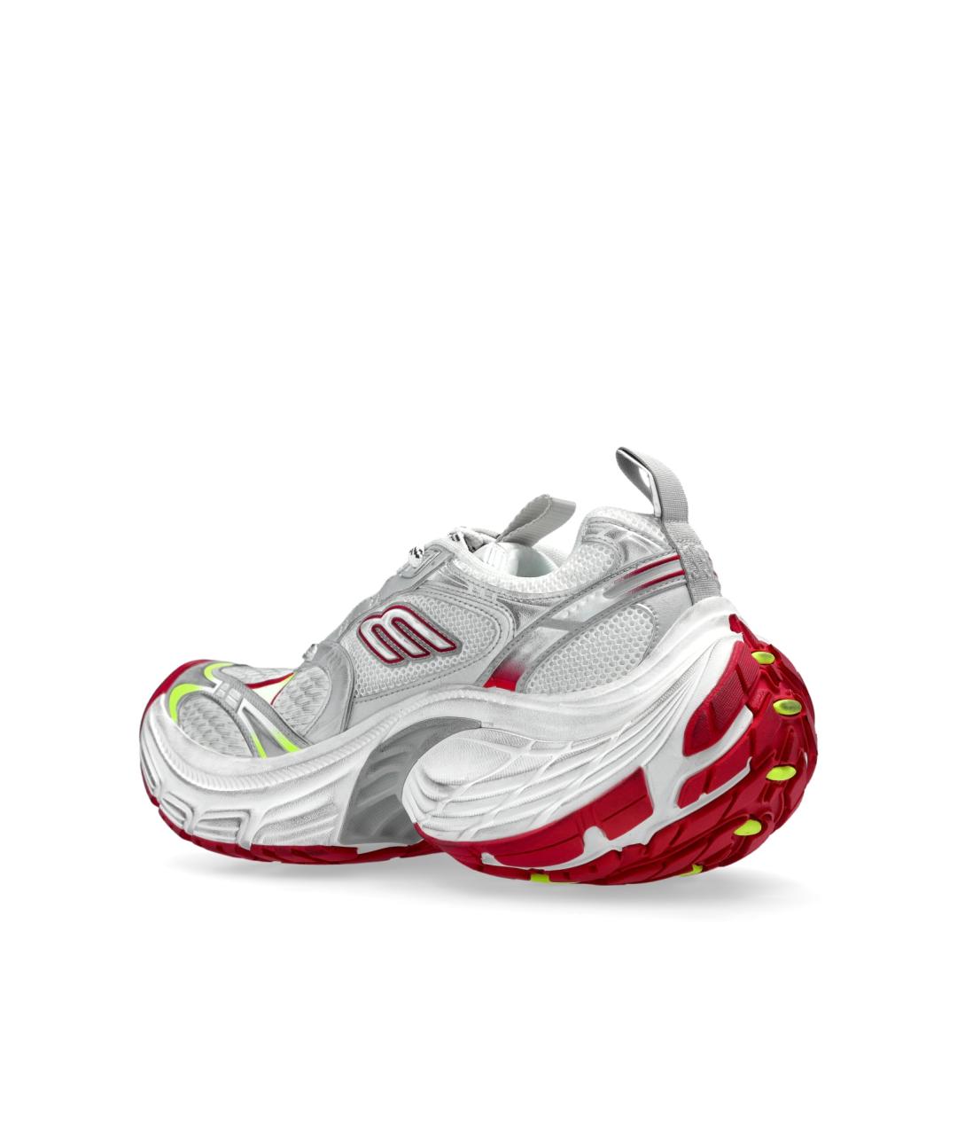 BALENCIAGA Белые текстильные кроссовки, фото 4