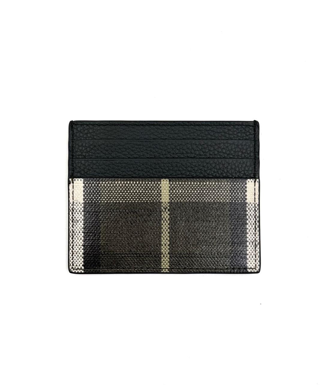 BURBERRY Зеленый кожаный кардхолдер, фото 4