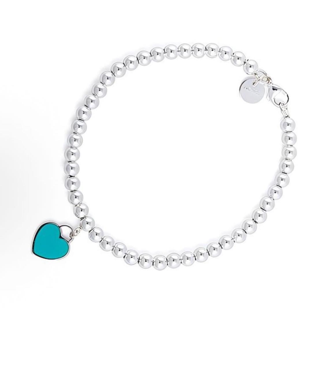 TIFFANY&CO Бирюзовый серебряный браслет, фото 4