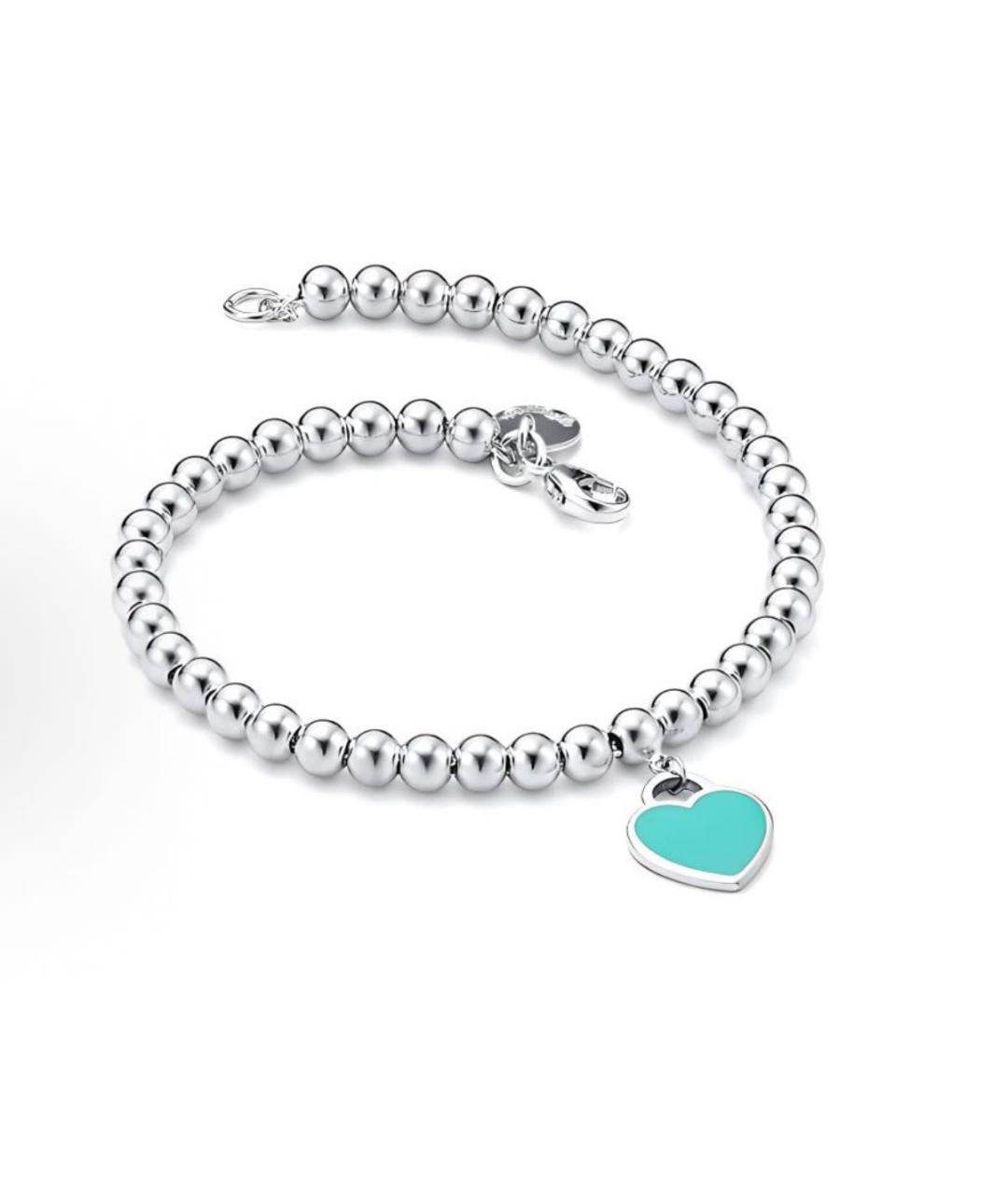 TIFFANY&CO Бирюзовый серебряный браслет, фото 2