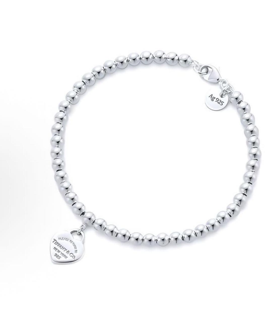 TIFFANY&CO Бирюзовый серебряный браслет, фото 3