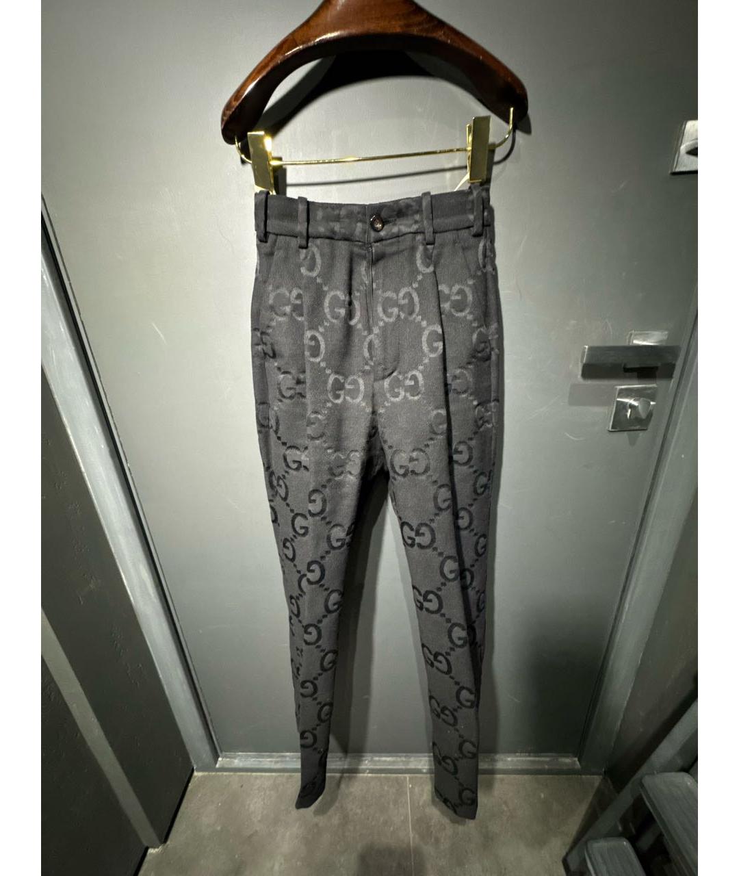 GUCCI Черный хлопковый костюм с брюками, фото 4