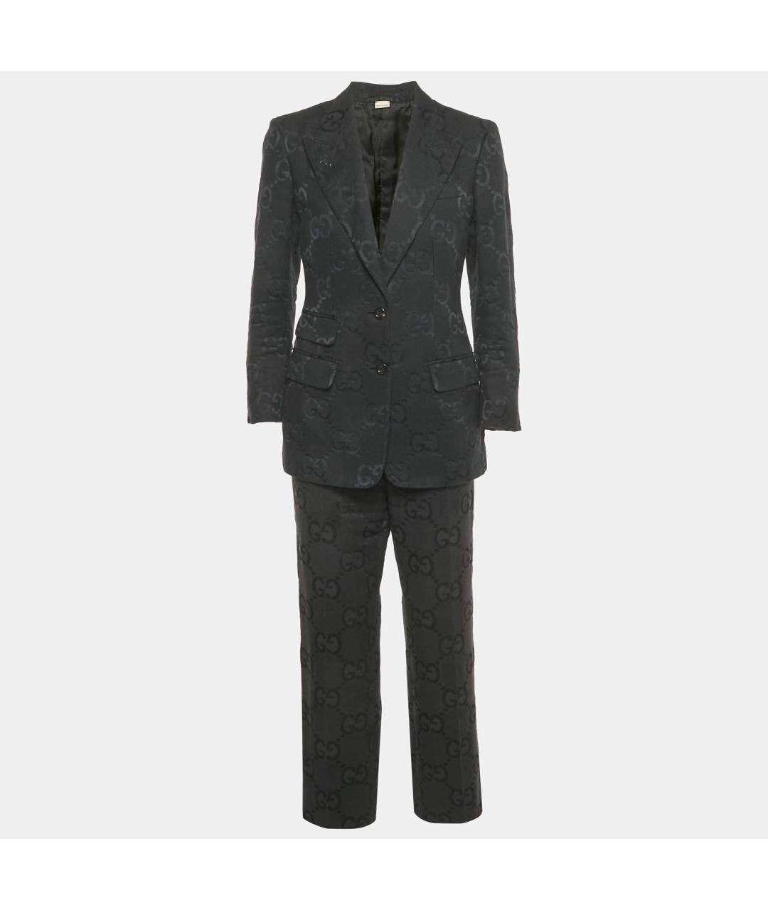 GUCCI Черный хлопковый костюм с брюками, фото 8