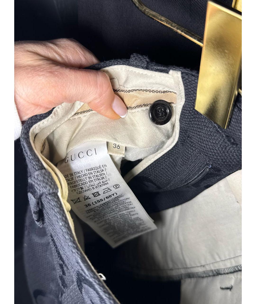 GUCCI Черный хлопковый костюм с брюками, фото 6