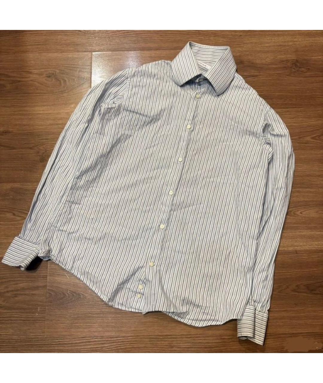 ALEXANDER MCQUEEN Мульти хлопковая кэжуал рубашка, фото 5