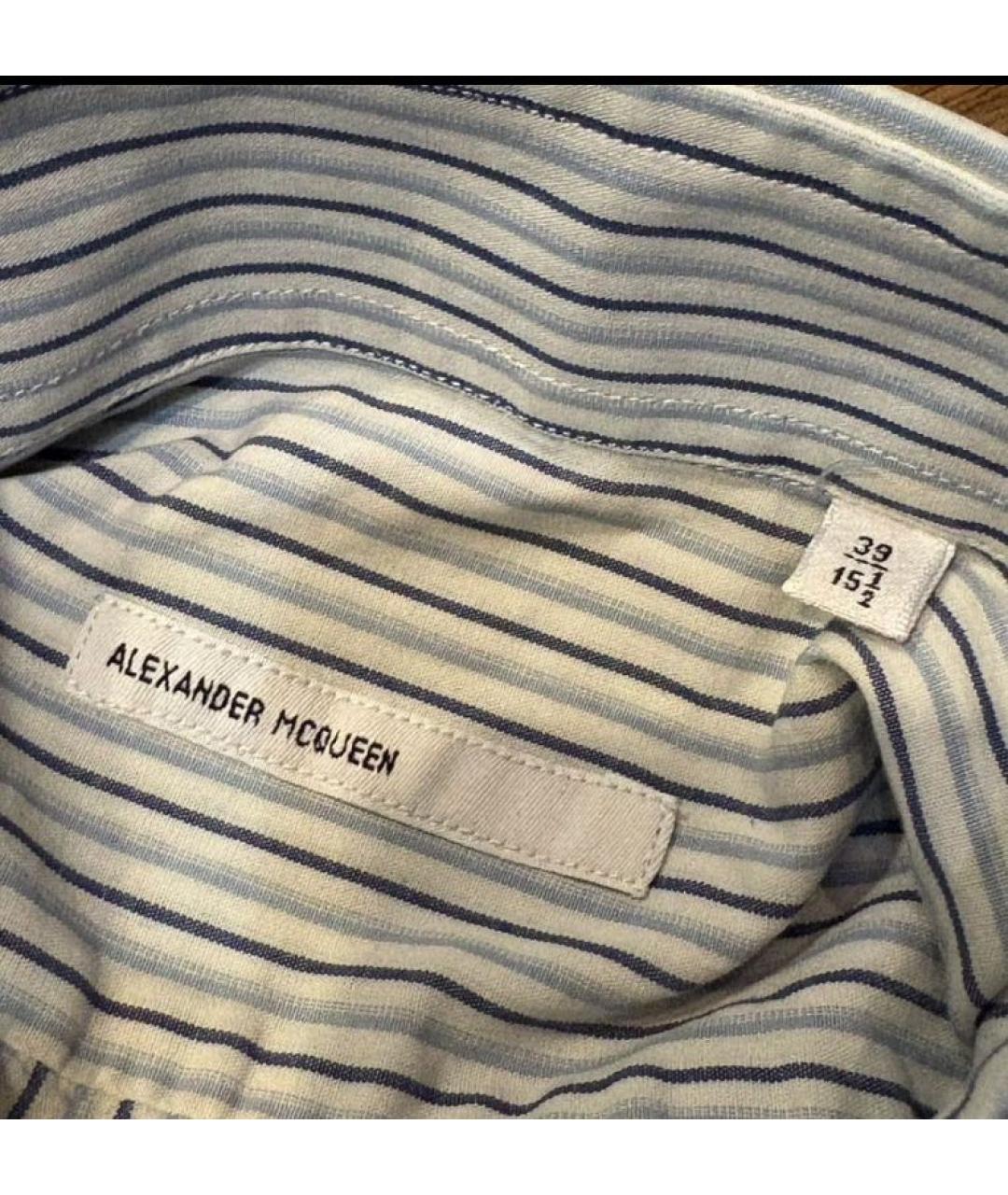 ALEXANDER MCQUEEN Мульти хлопковая кэжуал рубашка, фото 2