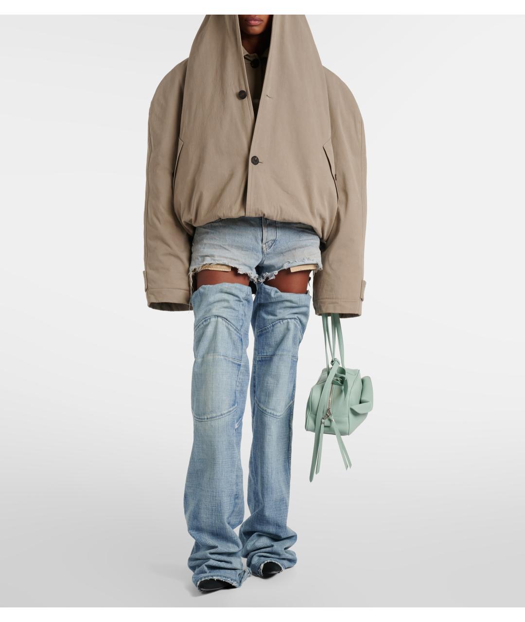 BALENCIAGA Бежевая хлопковая куртка, фото 3