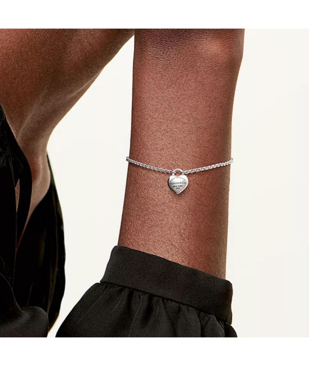 TIFFANY&CO Серебрянный серебряный браслет, фото 3