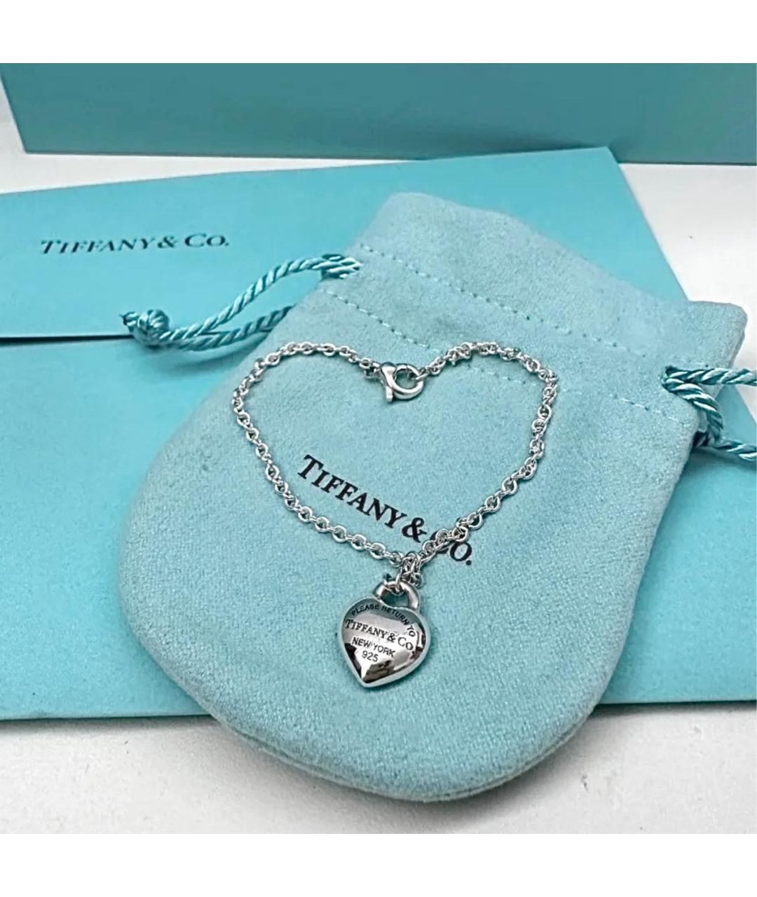TIFFANY&CO Серебрянный серебряный браслет, фото 6
