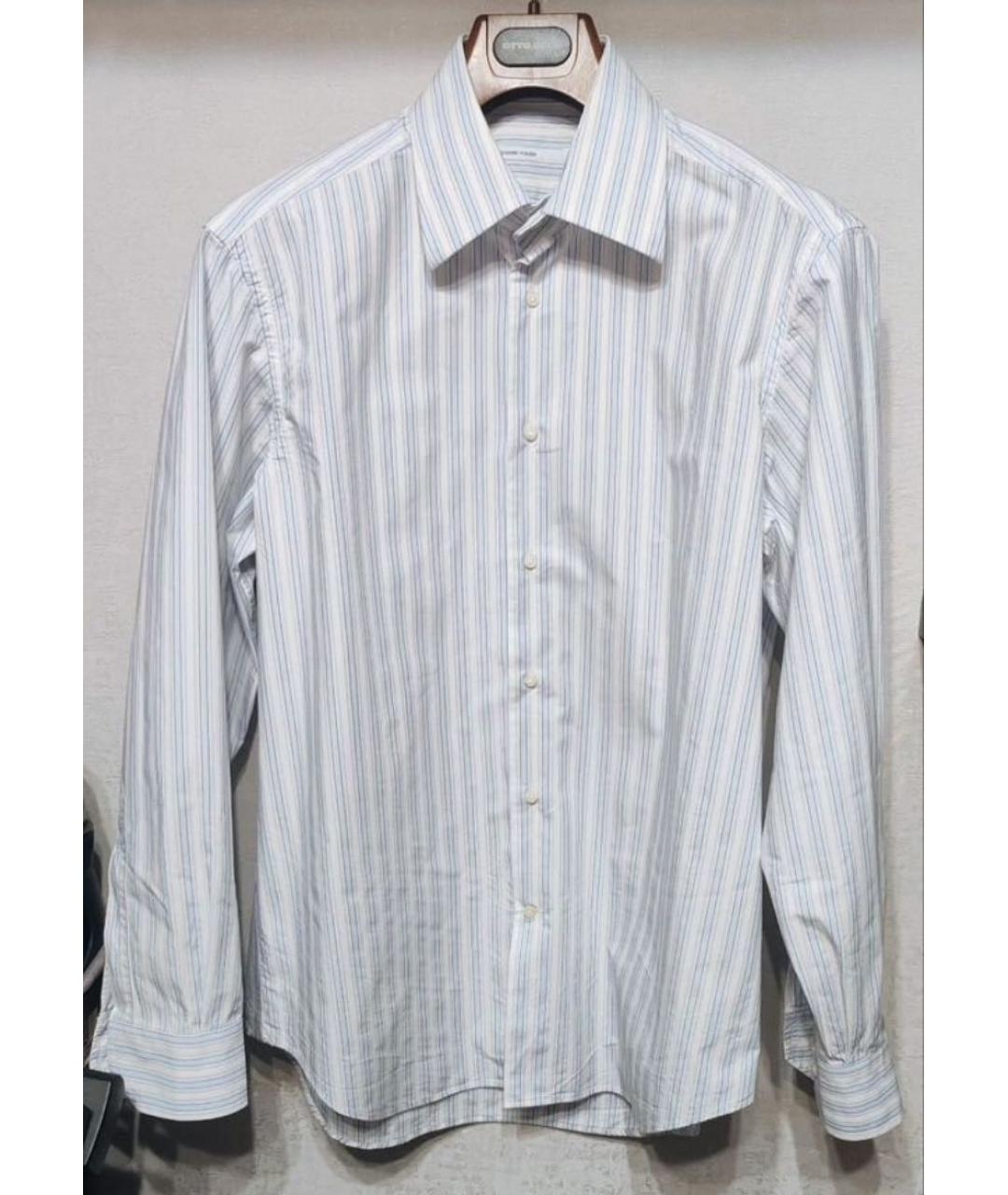 ALEXANDER MCQUEEN Мульти хлопковая кэжуал рубашка, фото 8