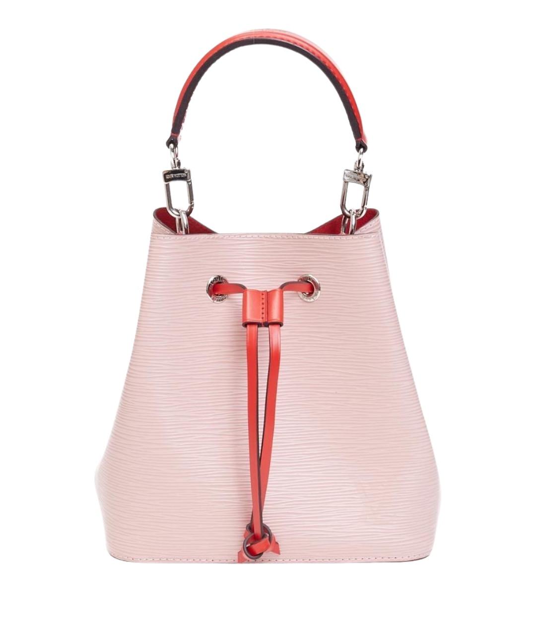 LOUIS VUITTON Розовая кожаная сумка с короткими ручками, фото 1