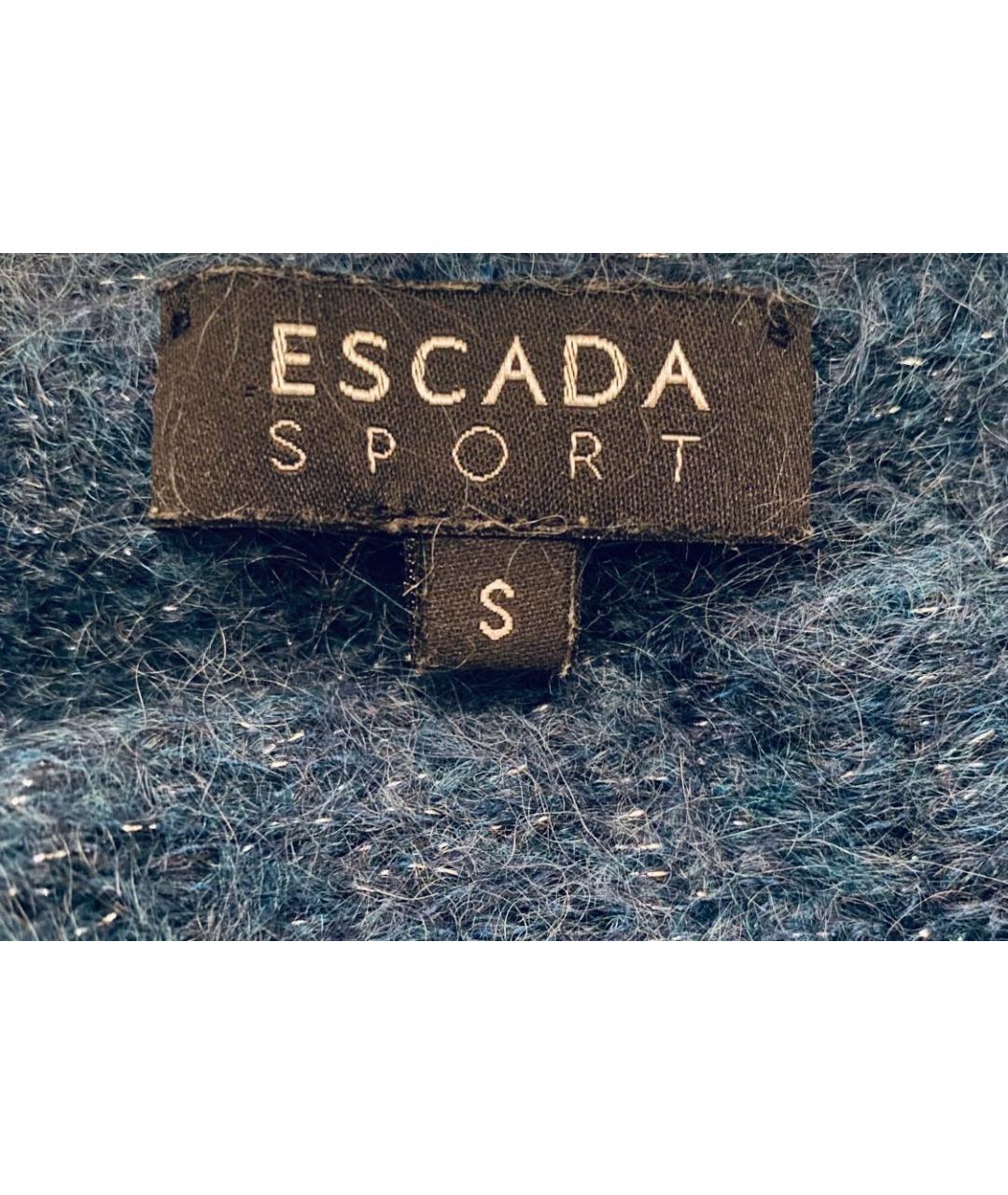 ESCADA Синий шерстяной кардиган, фото 5