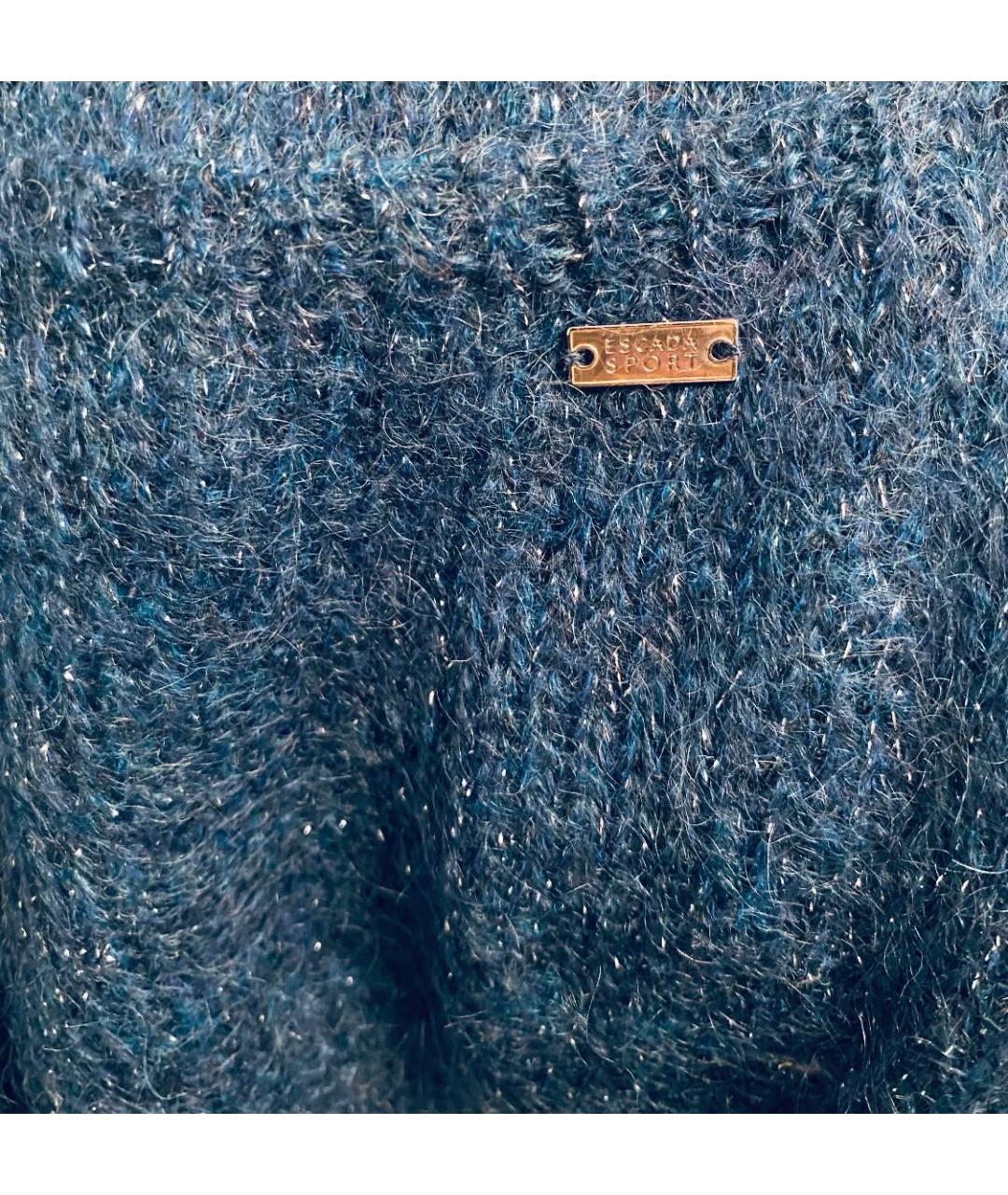 ESCADA Синий шерстяной кардиган, фото 6
