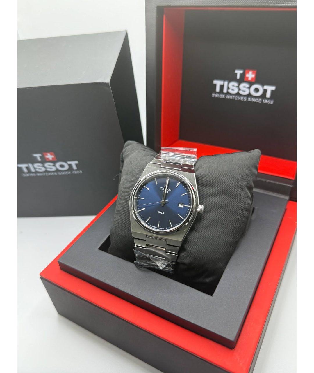 TISSOT Синие стальные часы, фото 3