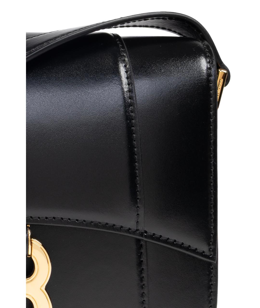 BALENCIAGA Черная кожаная сумка через плечо, фото 7