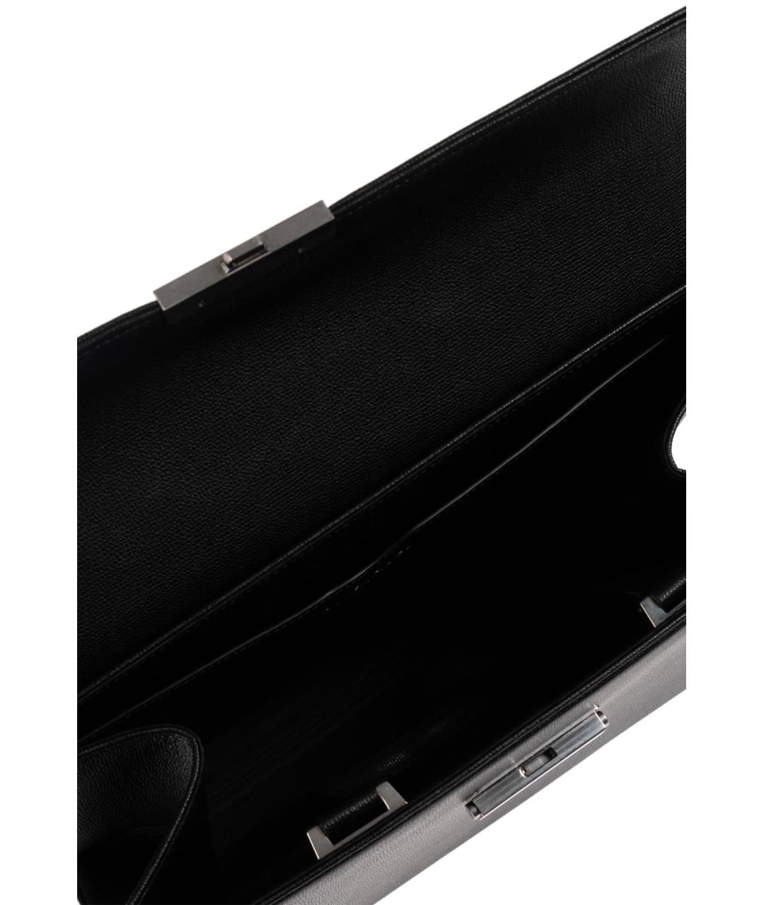 BALENCIAGA Черная кожаная сумка с короткими ручками, фото 6