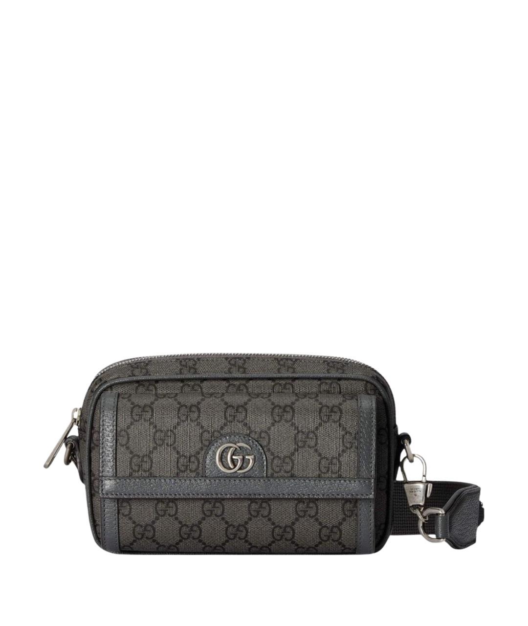 GUCCI Серая сумка через плечо, фото 1