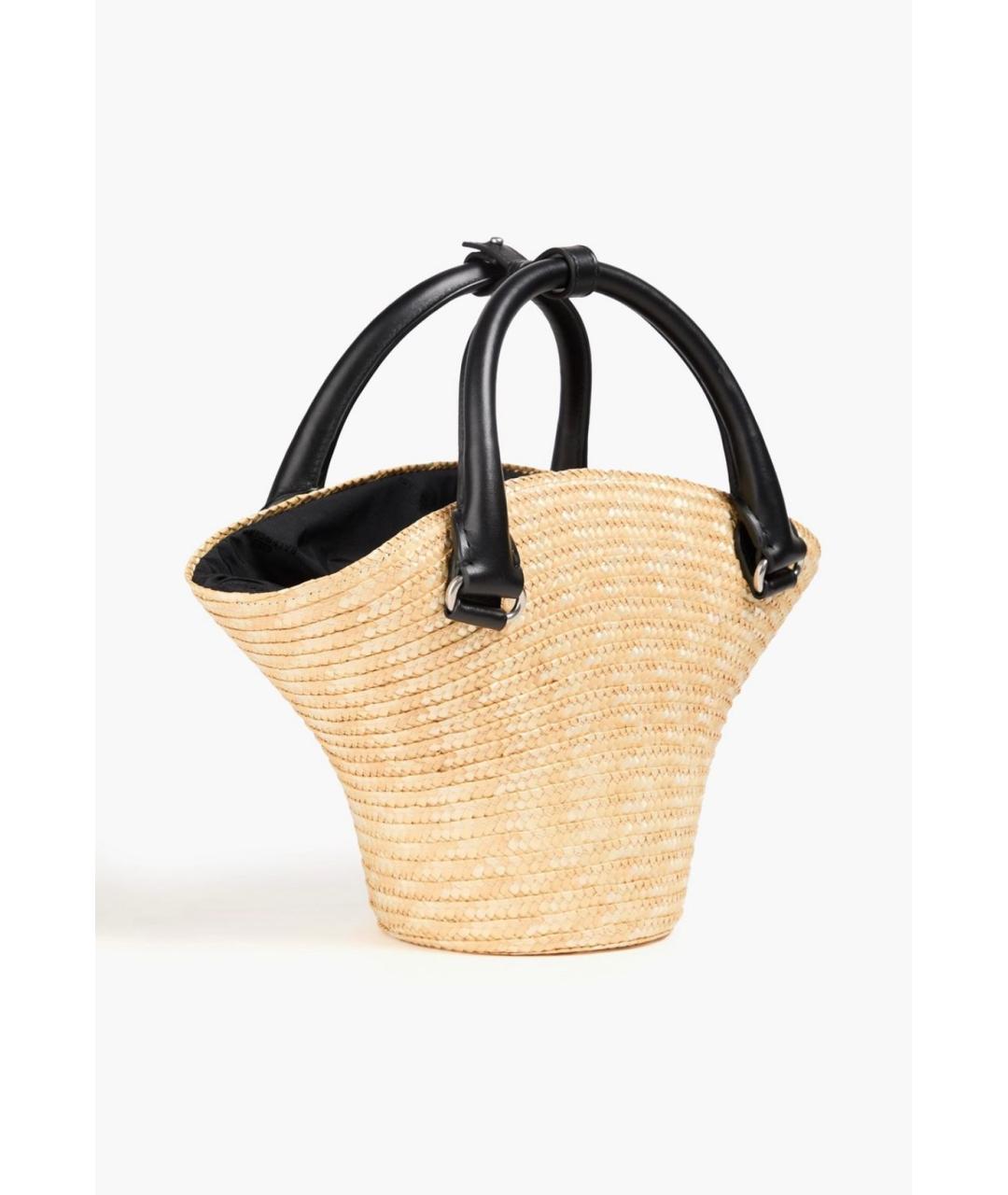 BALENCIAGA Бежевая пелетеная сумка с короткими ручками, фото 2