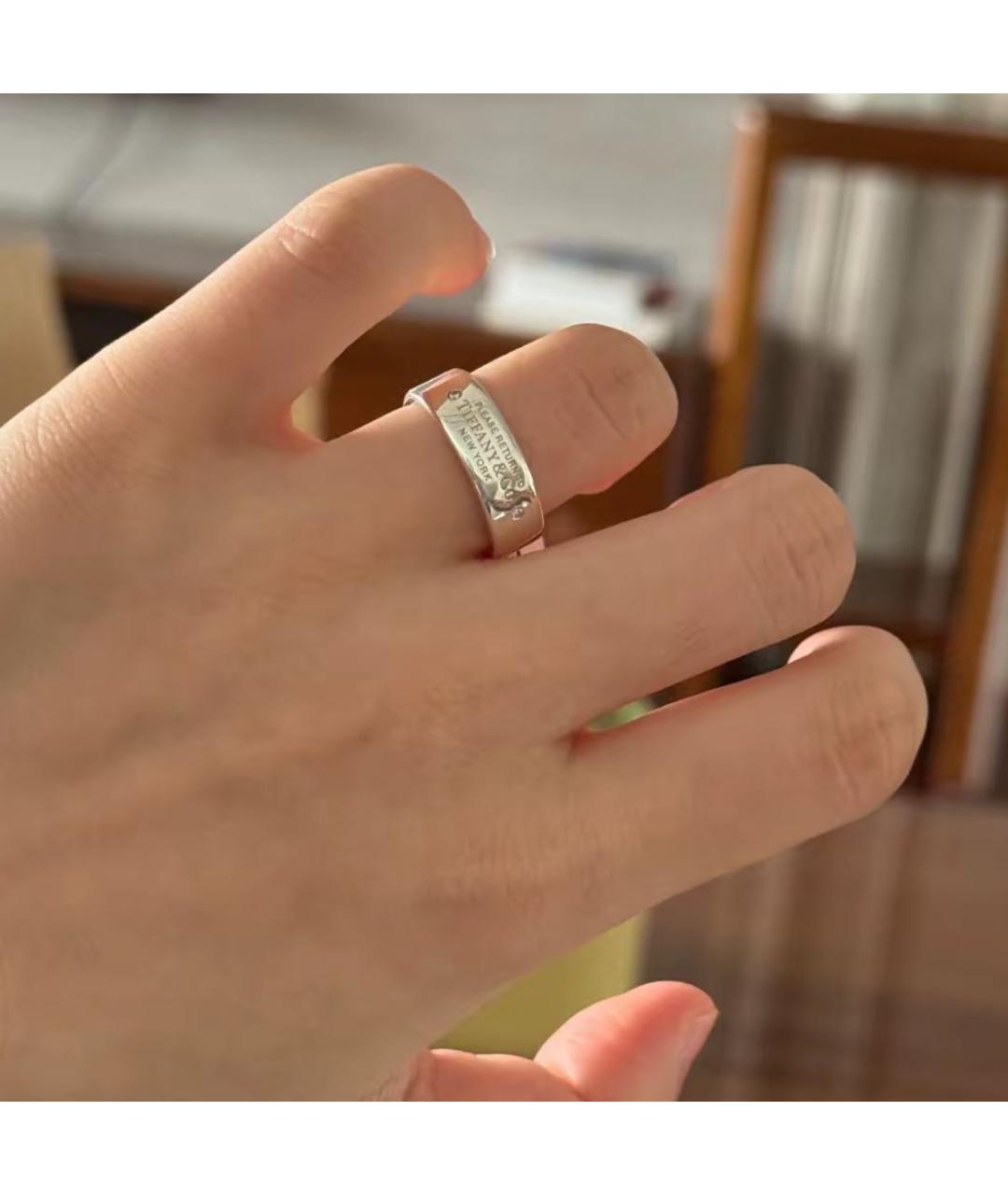 TIFFANY&CO Серебряное серебряное кольцо, фото 6