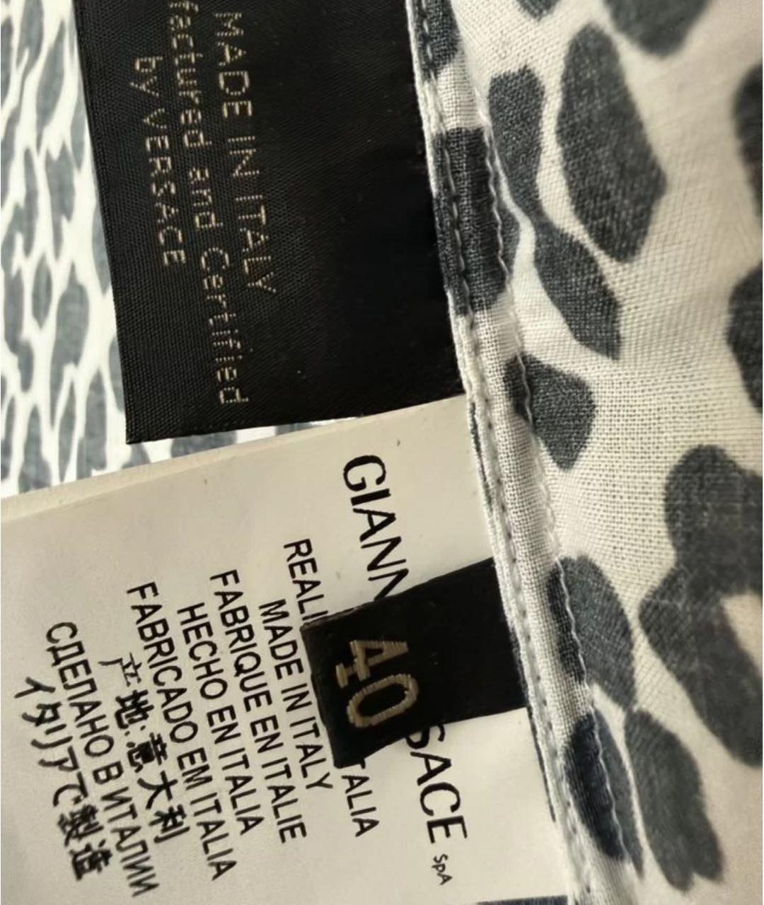 VERSACE Мульти шелковая рубашка, фото 4